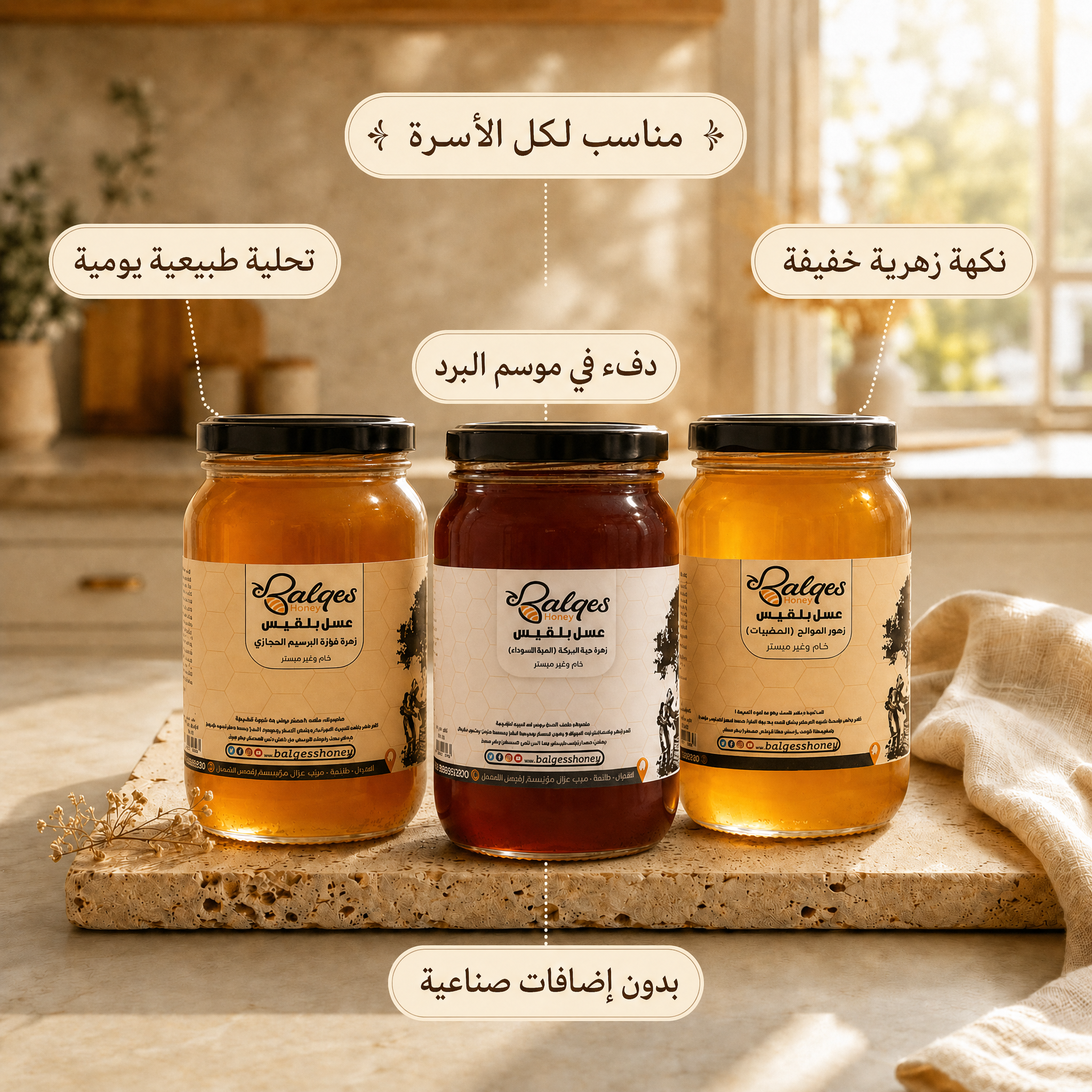 عرض الأقارب - إختيارات طبيعة أساسية لكل بيت