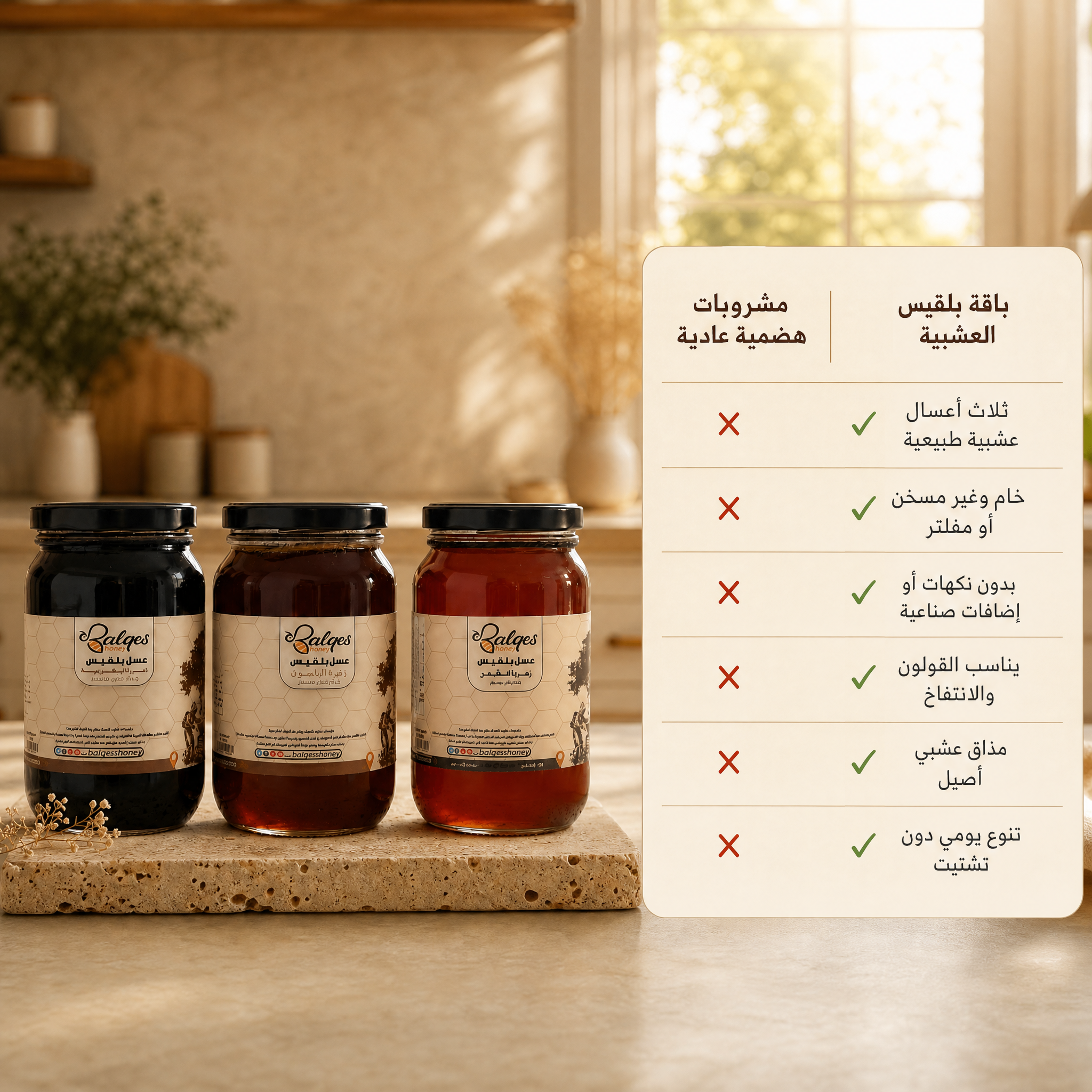 باقة راحة الهضم والقولون - عسل طبيعي بنكهة الأعشاب
