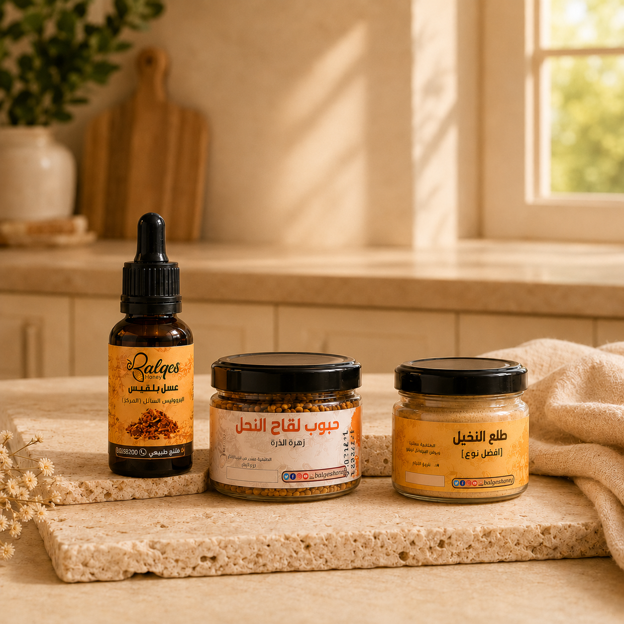 Cell Product Bundle - Natural Bee Pollen and Propolis
